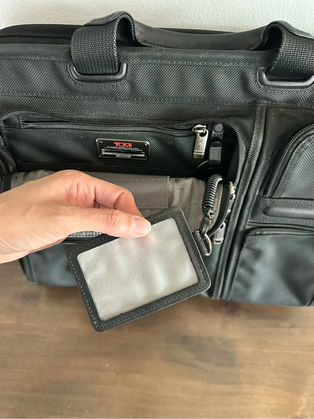 TUMI Professional Black Laptop Briefcase
